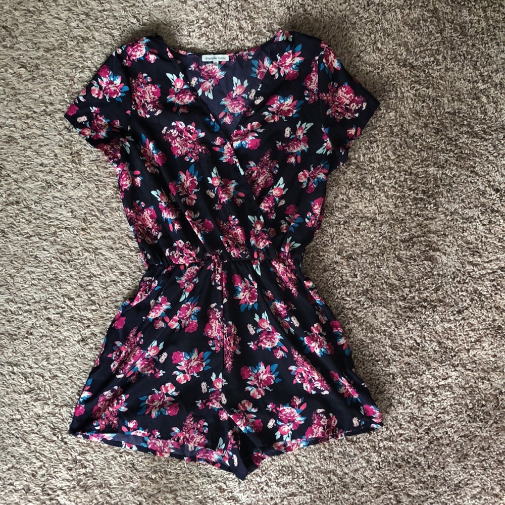 Charlotte Russe Floral Romper